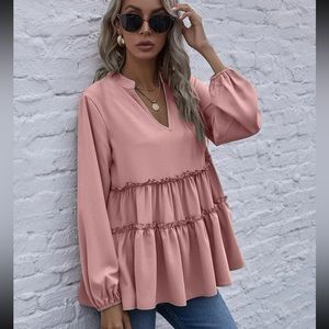 COPY - SHEIN long sleeve blouse NEVER WORN